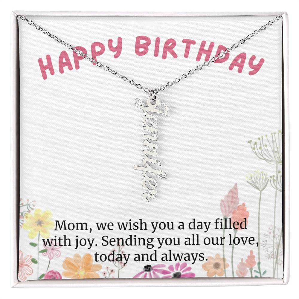 A Birthday Blessing for Mom: Personalized Gift