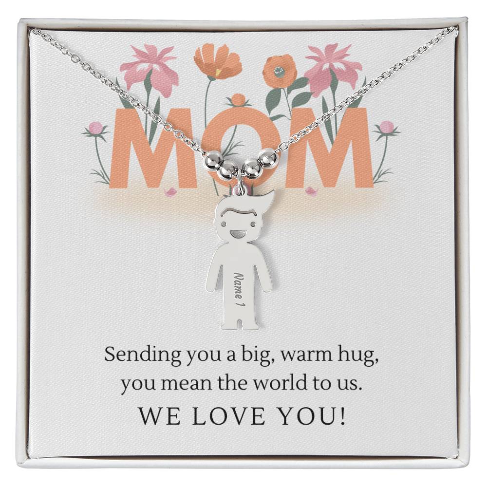 Personalized Mothers Day Gifts From Son Daughter Mom Sign With Kids Names  Framed