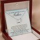 In Loving Memory of Your Father, Remembrance Poem, Dad Memorial Angel Wing Necklace Gift