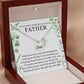 In Loving Memory of Your Father, Hug From Heaven, Dad Memorial Angel Wing Necklace Gift