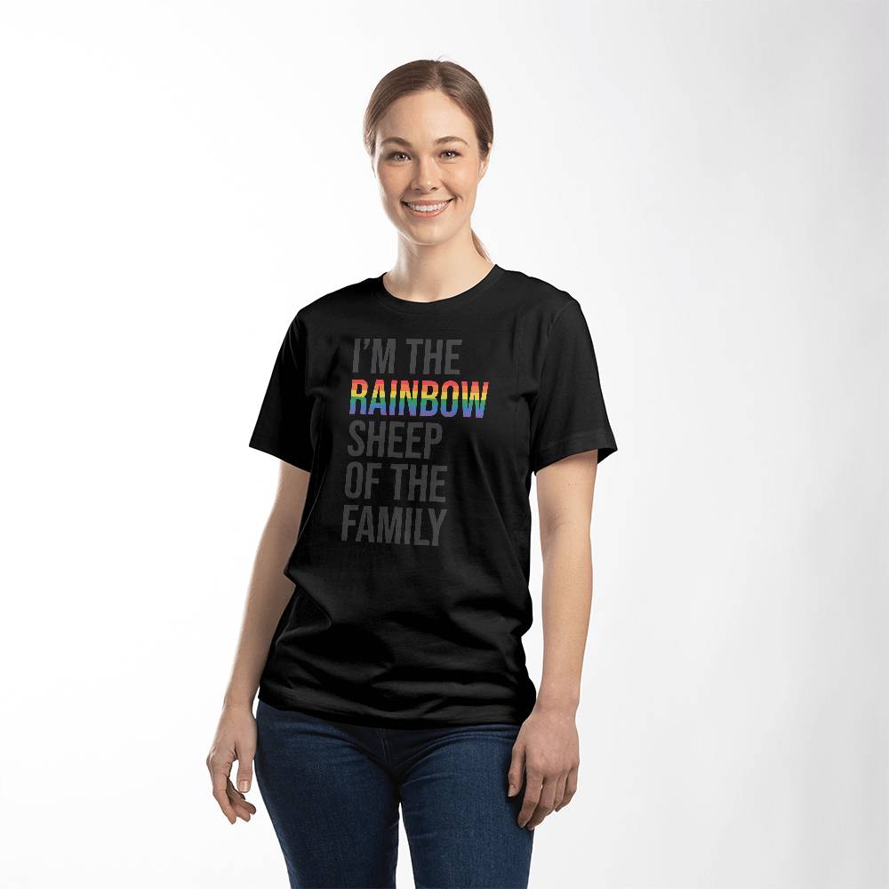 I'm the Rainbow Sheep of the Family LGBTQ Gay Pride Unisex T-shirt