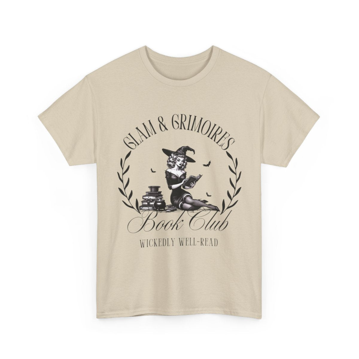 Halloween Bookish Witch, Glam & Grimoires Wicked Book Club Shirt