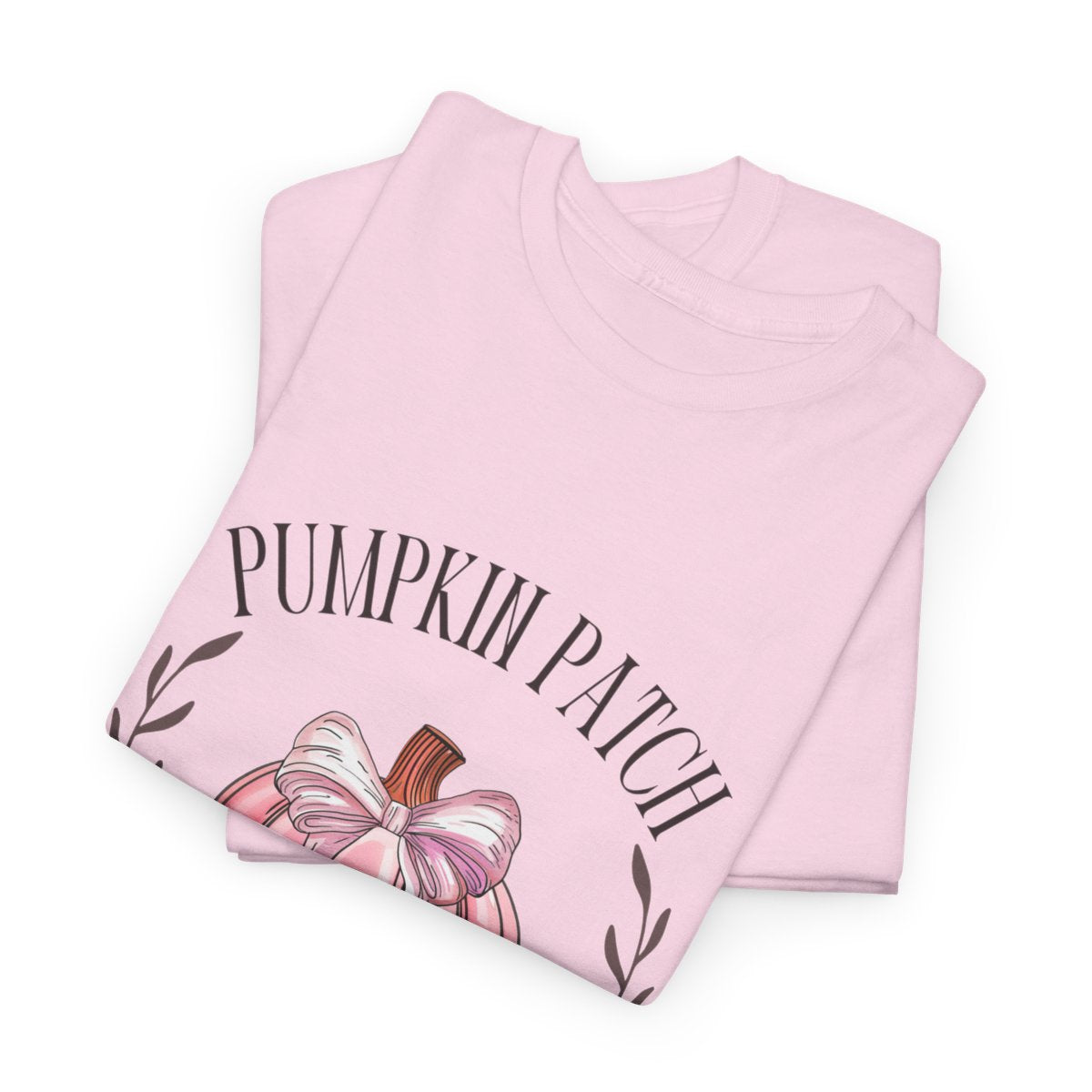 Pink Pumpkin Patch Fall Coquette Bow Social Club Shirt