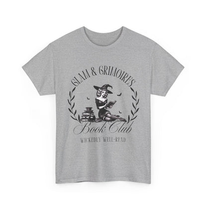 Halloween Bookish Witch, Glam & Grimoires Wicked Book Club Shirt