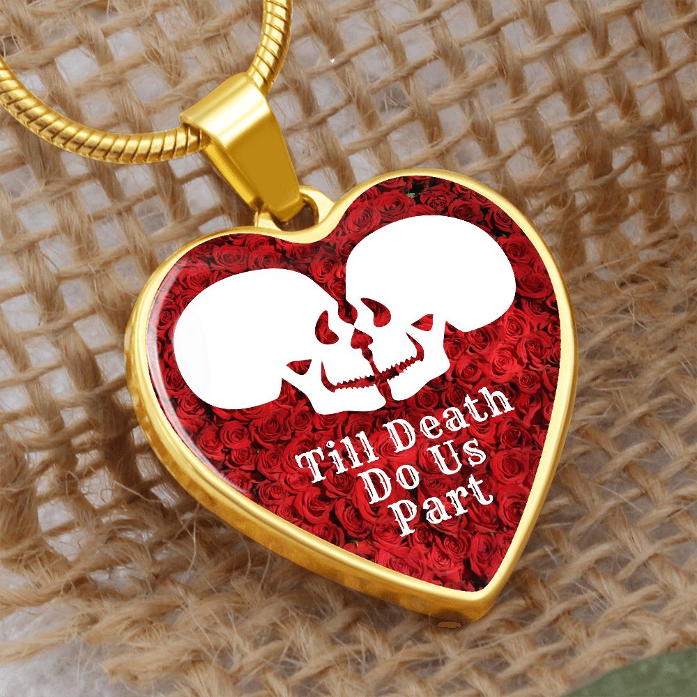 Till Death Do Us Part Necklace, Halloween Goth Birthday Message Card,  Witchy Gift, To My Girlfriend, Soulmate, Wife - Walmart.com