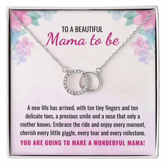For Mama To Be First Time Mother Gift Perfect Pair Necklace