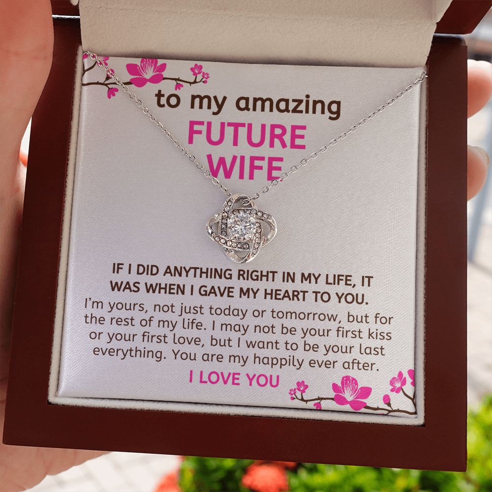 To my Future Wife - The day I met you - Forever Love Necklace – Glow Up  Store