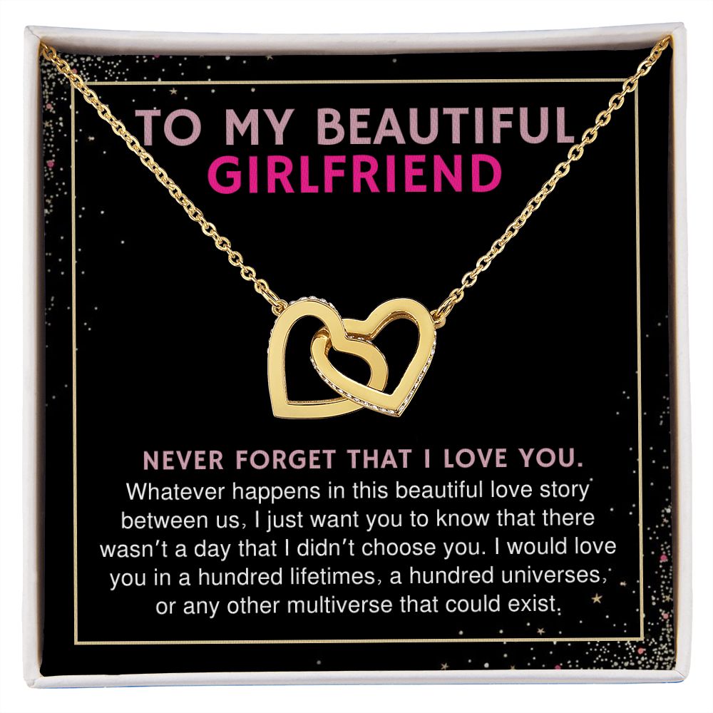 To My Beautiful Wife Happy Anniversary Love Knot Necklace and Earrings –  Missamé