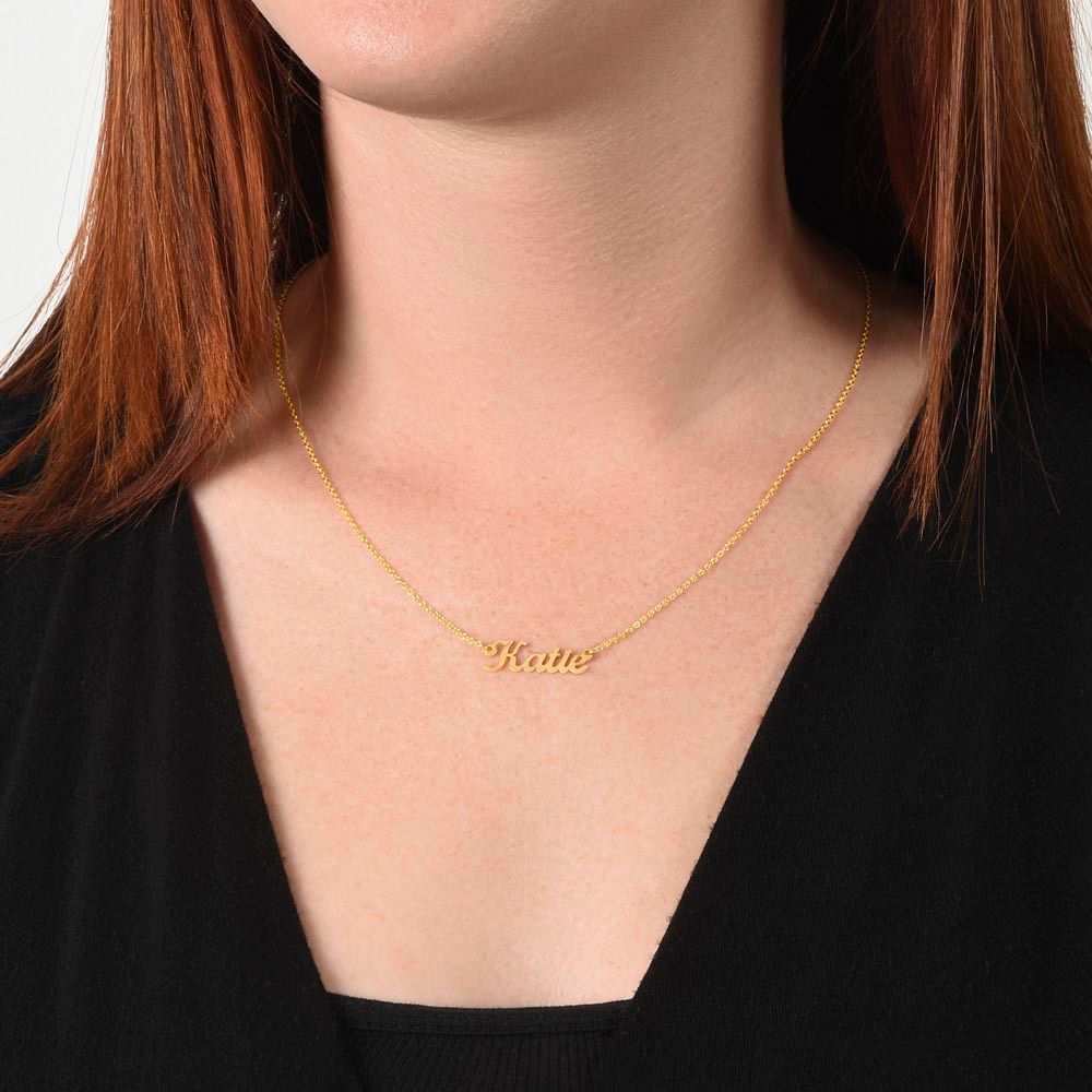 Minimalist Custom Personalized Name Necklace Jewelry Gifts For Her Missame