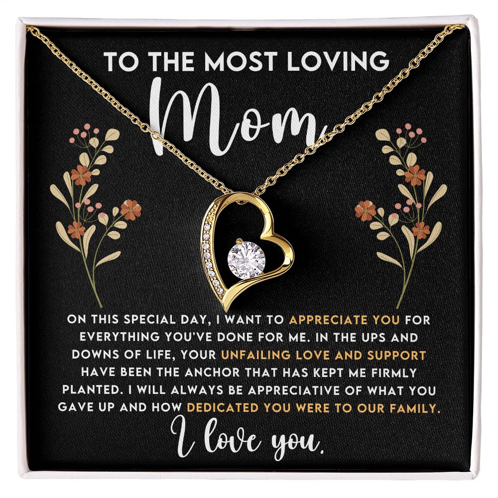 to Me You Are My Anchor- Gift to Mom 18K Yellow Gold Finish / Standard Box